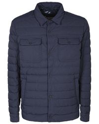 Herno - Long Sleeved Quilted Padded Jacket - Lyst