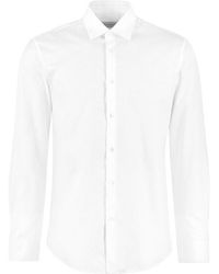 Ferragamo - Gancini Printed Buttoned Shirt - Lyst