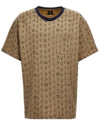 Needles - Jacquard Patterned T-Shirt - Lyst