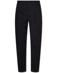 Acne Studios - Logo Patch Twill Trousers - Lyst