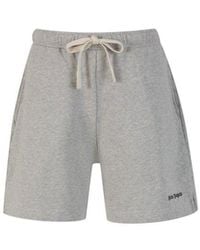 Palm Angels - Logo Embroidered Drawstring Track Shorts - Lyst