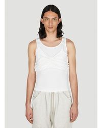 Mainline:RUS/Fr.CA/DE - Gathered Tank Top - Lyst