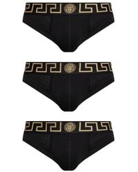 Versace - Three-Pack Briefs - Lyst
