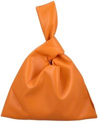 Nanushka Jen Wristlet Clutch Bag - Orange