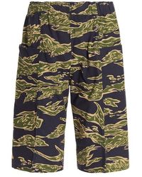 South2 West8 All-over Printed Bermuda Shorts - Multicolour