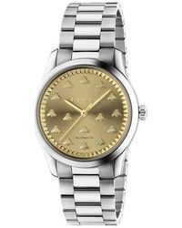 Gucci - Ya1265035 G-timeless Stainless-steel Quartz Watch - Lyst