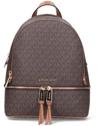 michael kors medium leather backpack