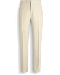 ZEGNA - Oasi Lino Pants - Lyst