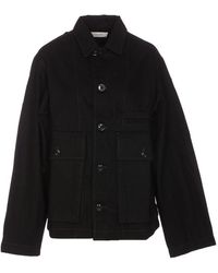 Lemaire - Boxy Button-up Shirt Jacket - Lyst