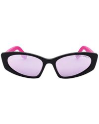 Marc Jacobs - Oval Frame Sunglasses - Lyst