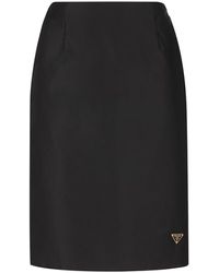 Prada - Re-nylon Pencil Skirt - Lyst