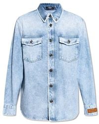 Versace - Denim Shirt - Lyst