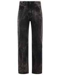 Givenchy - Stonewash Straight-leg Jeans - Lyst