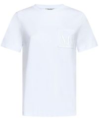 Max Mara 'Max Mara Madera Logo Embroidered Crewneck T-Shirt