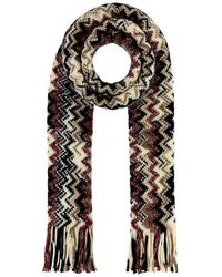 Missoni - Embroidered Wool Scarf - Lyst