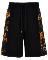 Versace - Watercolour Couture-printed Drawstring Track Shorts - Lyst
