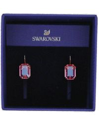 Swarovski - Millenia Octagon Cut Drop Earrings - Lyst