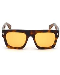 Tom Ford - Fausto Square Frame Sunglasses - Lyst