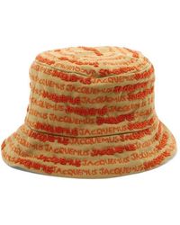 Jacquemus - Le Bob Bordado Embroidered Logo Bucket Hat - Lyst