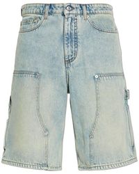 Zadig & Voltaire - Perys Logo Patch Denim Shorts - Lyst
