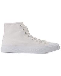 Acne Studios - High-top Round-toe Lace-up Sneakers - Lyst