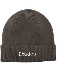 Etudes Studio - Logo Embroidered Knitted Beanie - Lyst