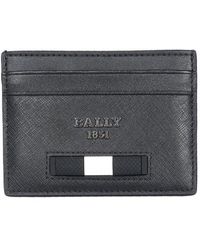 Bally Two-tone Leather Bord Card Holder in Black for Men - Save 15 