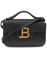 Balmain - B Buzz Logo-plaque Foldover Top Mini Tote Bag - Lyst