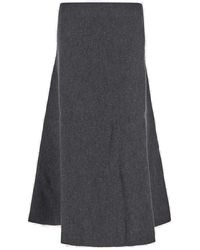 Jil Sander - Skirt Wool - Lyst