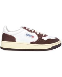 Autry - Medalist Super Vintage Lace-up Sneakers - Lyst