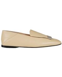 Sergio Rossi - Sr1 Logo Engraved Slip-on Loafers - Lyst