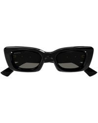 Gucci - Rectangle-Frame Sunglasses - Lyst