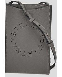 Stella McCartney - Logo Perforated Phone Pouch - Lyst