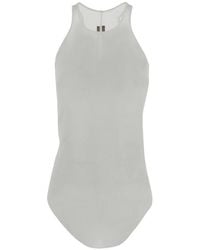 Rick Owens - Hollywood Basic Ribbed Crewneck Tank Top - Lyst