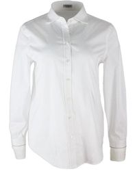 Brunello Cucinelli - Shirts White - Lyst