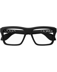 Gucci - Square Frame Glasses - Lyst
