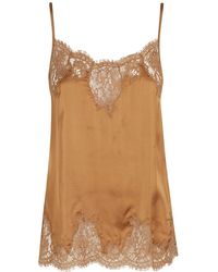 ERMANNO FIRENZE - Ermanno Scervino Lace Detailed Strapped Top - Lyst