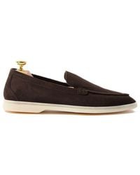 SCAROSSO - Ludovico Round-Toe Slip-On Loafers - Lyst
