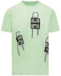 Buy Givenchy X Josh Smith Appliquéd Cotton T-shirt S - Green At 40% Off