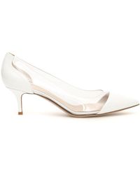 gianvito rossi white plexi