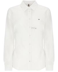 tommy hilfiger button up womens