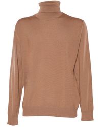 Ballantyne - Roll-Neck Knitted Jumper - Lyst