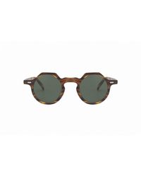 Lesca - Yoga Round Frame Sunglasses - Lyst