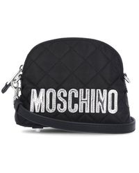 Moschino - Diamond Quilted Shoulder Bag - Lyst
