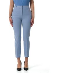 Liu Jo - Pressed-Crease Tailored Trousers - Lyst