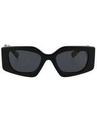 Prada Symbole Contrast-panel Sunglasses - Black