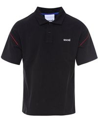 Koche - Logo Embroidered Short-sleeved Polo Shirt - Lyst