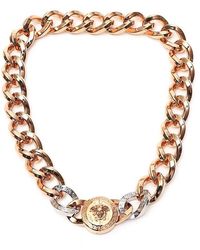 Versace Medusa Chain Necklace - Natural