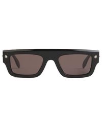 Alexander McQueen - Rectangular-frame Sunglasses - Lyst