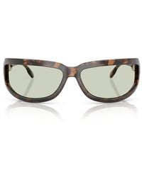 Michael Kors - Zion Irregular Frame Sunglasses - Lyst